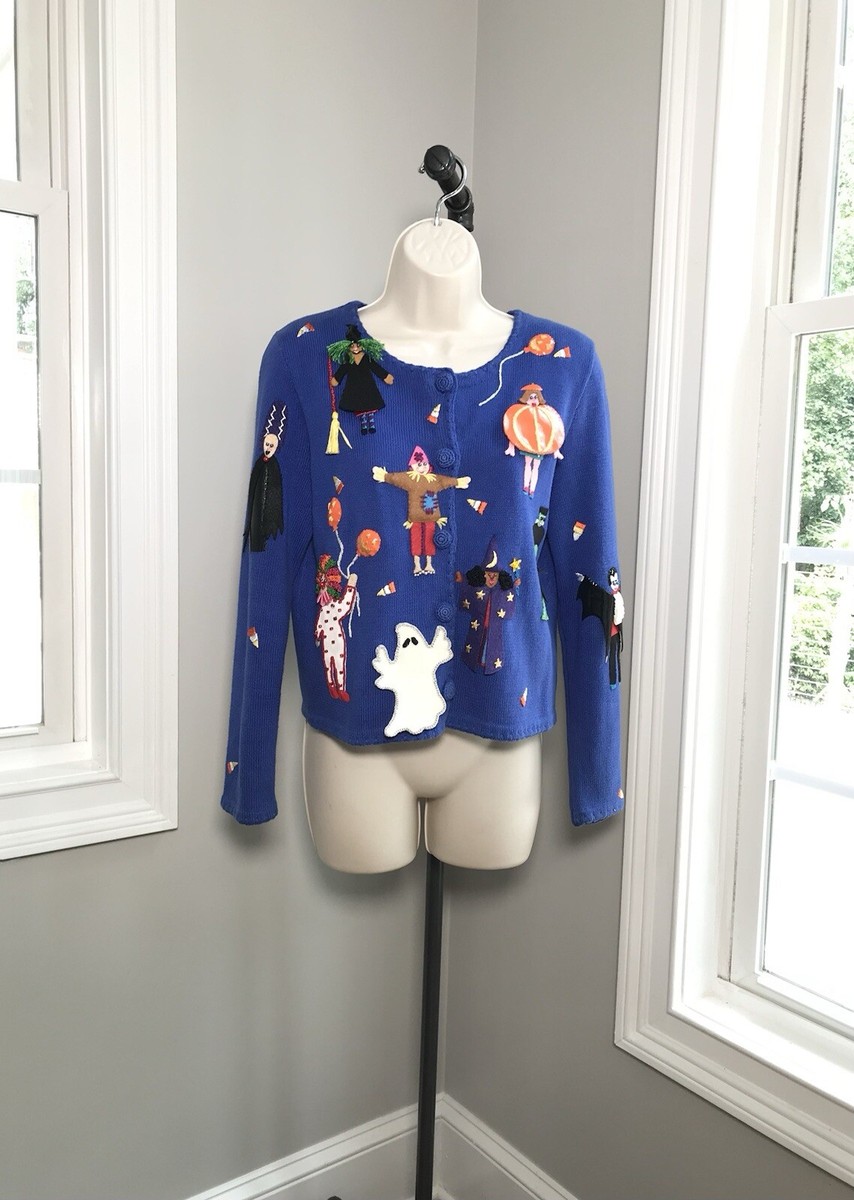 Pull Vintage Michael Simon Années 80 Motif Liens Colorés - Taille Unique - Coton Et Ramie - état Parfait