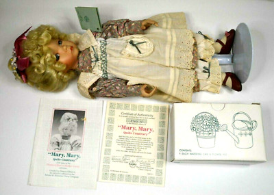 Mary Mary Quite Contrary Dianna Effner's Mother Goose KNOWLES DOLL COA with BOX