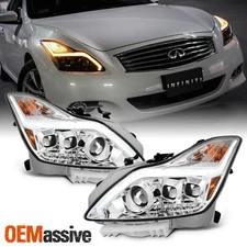 Fits 2008-2015 G37 / Q60 Coupe "Switchback" LED Turn Signal Projector Headlights
