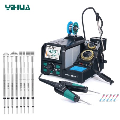 YIHUA 982D-I Soldering Tweezers Station Micro Soldering Station Fast Heating