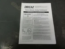 Dri-Eaz Turbodryers 115-V Model: Sahara Pro X3 Owner's Manual