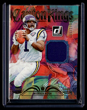2023 DONRUSS CANTON KINGS #14 WARREN MOON JERSEY RELIC #ED /199 VIKINGS HOF