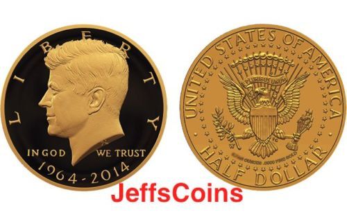 2014 W Gold Kennedy Half Dollar 50th Anniversary NGC PF70 PR UCAM