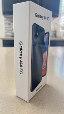 NEW UNLOCKED Samsung Galaxy A14 5G A146M 64GB Black WARRANTY Dec 2025