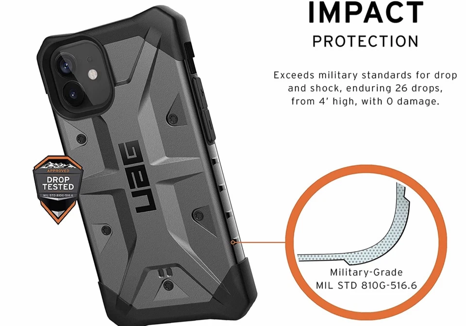 URBAN ARMOR GEAR - UAG Diseñado para iPhone 12 Mini [Pantalla de 5,4"] Resistente y Ligero Foto 4 de 4