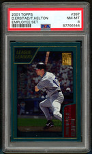 2001 Topps Employee Set Todd Helton Darin Erstad /150 PSA 8 POP 1 ONLY 1 HIGHER!