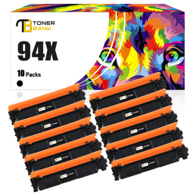 10 XXL Toner 94A CF294A für HP 94X LaserJet Pro M148 M148dw M148fdw M118 M118dw