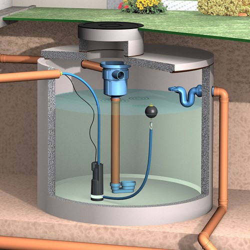 Regenwasserfilter Zisternenfilter Gartenfilter GF ohne Höhenversatz - Bild 4 von 4