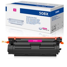 Magenta Toner Compatible with HP CF360X 508X Color LaserJet M552dn M553x M577