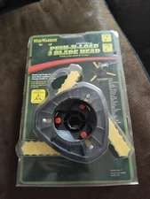 Weed Warrior Push-N-Load 3-Blade Trimmer Head Accessory, Universal Fit
