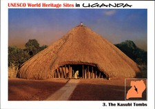 Postcard UGANDA The Kasubi Tombs Postkarte An...
