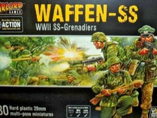 Waffen-SS Grenadiers German Army Bolt Action WWII Warlord Games 1/56 Model