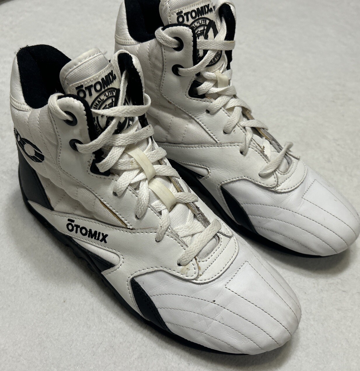 OTOMIX Weightlifting White High Top Gym Lifting Shoes MX4000 Men 7 Women 8.5