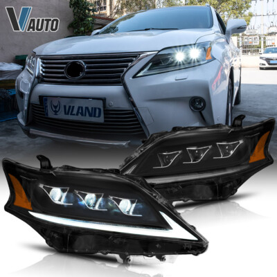 VLAND LED Projector Headlights For 13-15 Lexus RX 350/450