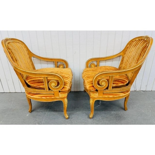 Sillones decorativos vintage estilo francés - Juego de 2 Foto 3 de 4