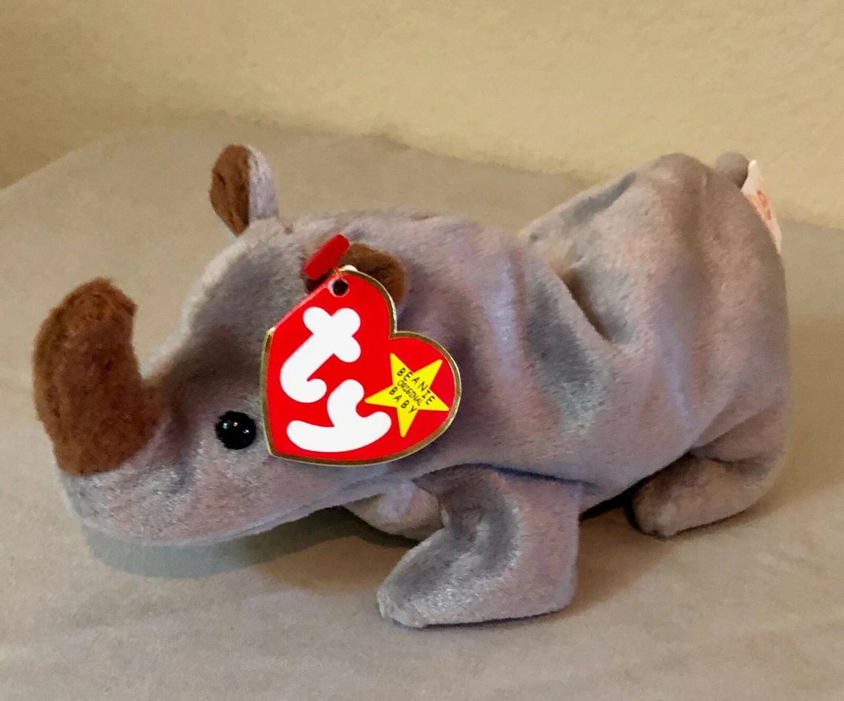 Spike the rhino beanie baby 1996 deals