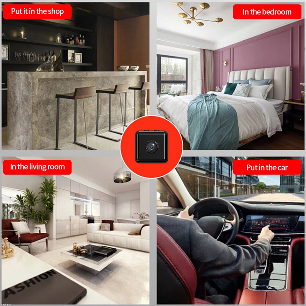 Security camera store for bedroom