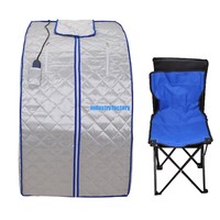 Ir Far Infrared Portable Sauna Indoor Personal Spa Detox Home Slimming W/ Chair Ir Far Infrared Portable Sauna Indoor Personal Spa Detox Home Slimming W/ Chair