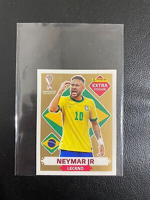 Figurinha do álbum da Copa do Mundo do Qatar 2022, NEYMAR JR EXTRA LEGEND  GOLD