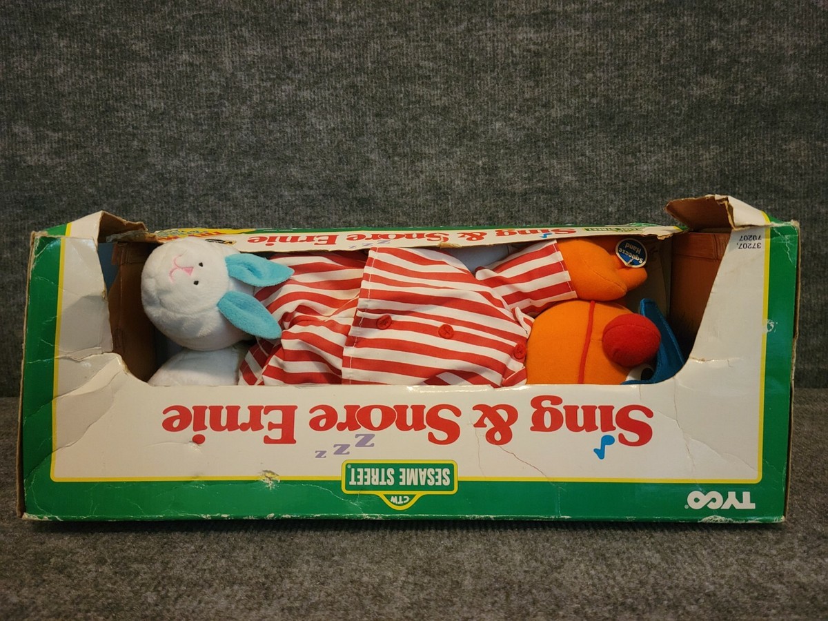 Vintage 1996 TYCO Sing & Snore Ernie Sesame Street for sale online
