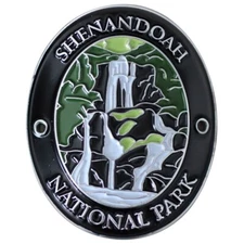 Shenandoah National Park Walking Stick Medallion Virginia Hiking Badge Souvenir