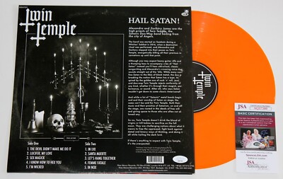 TWIN TEMPLE BAND SIGNED SATANIC DOO WOP LP VINYL RECORD