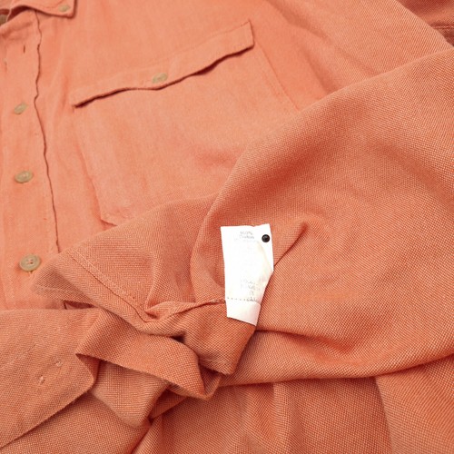 Camel Active Men Shirt Orange Cotton Explorer Adventure Du7 Size M - Picture 5 of 7