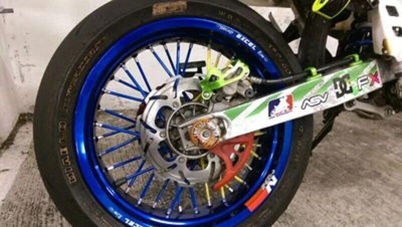 Pastillas de rotores de disco de freno delantero trasero DRZ 400 SM SuperMotard 05+ para Suzuki DRZ400SM DRZ 400 SM Foto 4 de 4