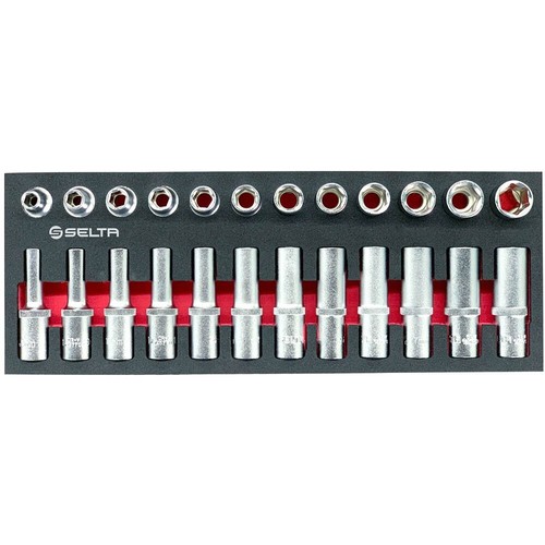 US PRO Deep Impact Socket Set 16PC 1/2"" Drive In EVA Foam 6PT 10 32mm 3836 57480066 - Foto 8