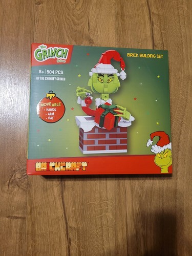 The Grinch Dr Seuss Brickcraft Brick Building Toy Set, 504 Pieces Ages 8+ NIB