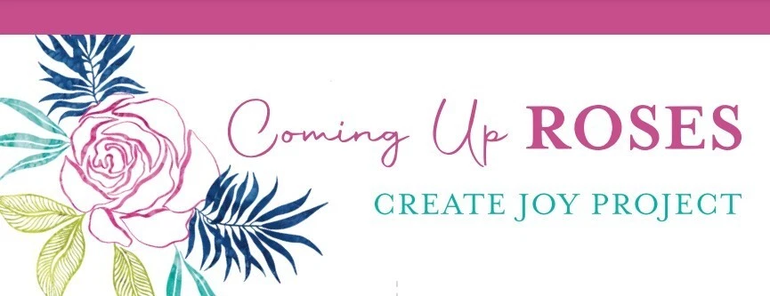 COMING UP ROSES Blue MODA Fabric Create Joy Project quilting 3 yards 39783-13 - Image 3 of 3