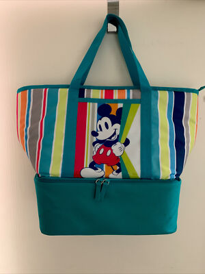Disney Mickey Mouse and Friends Cooler Tote トート国内即発送 Disney Store Mickey Mouse Insulated Zip Cooler Tote Beach