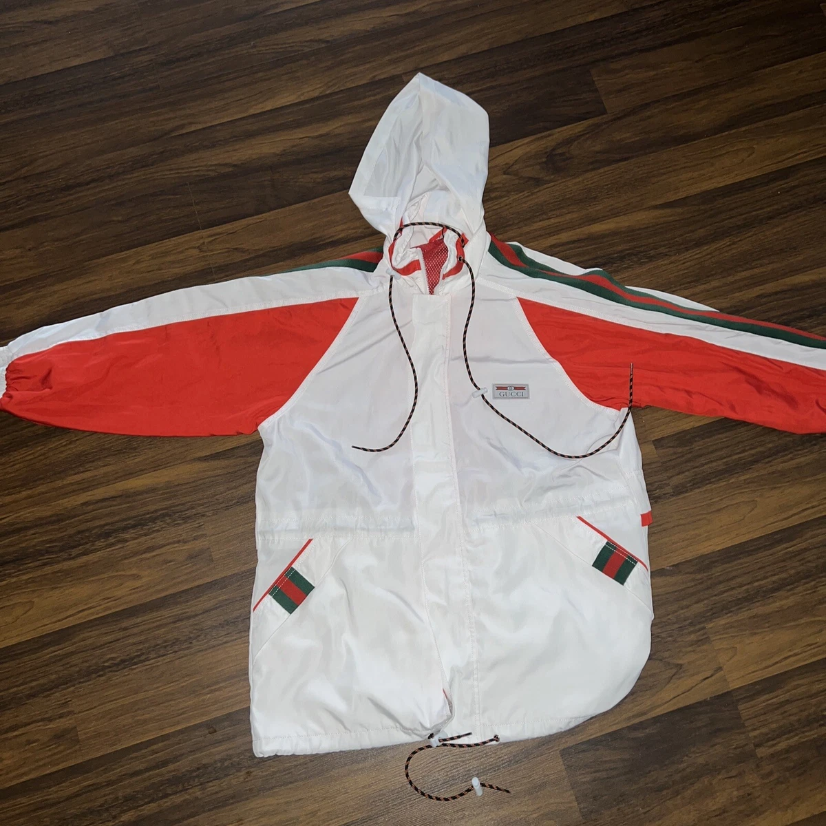 GUCCI Men&#039;s White Rain Jacket Size Large | eBay