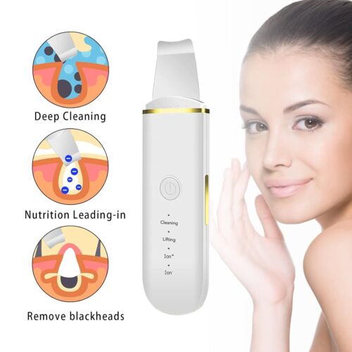 Ultraschallpeelinggerät Porenreiniger Gesicht Ultraschall Peeling Skin Scrubber - Bild 13 von 23