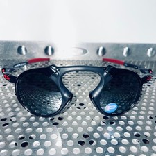 Oakley Ferrari MADMAN Sunglasses Black Iridium Polarized Used