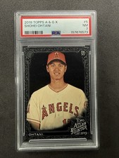 2019 TOPPS A & G X SHOHEI OHTANI PSA 7