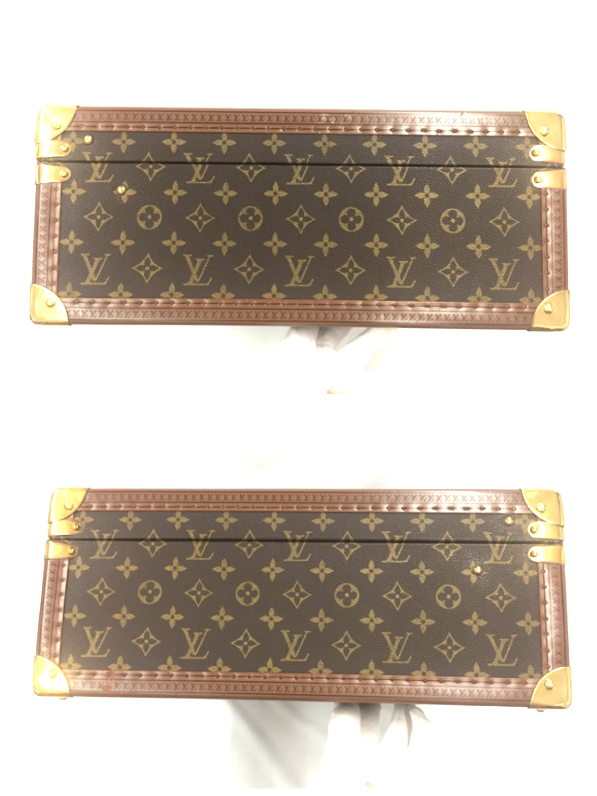 Auth LOUIS VUITTON ALZER BISTEN MONOGRAM 60 TRUNK Hard case 1F300010SS image 6