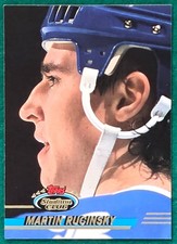 Martin Rucinsky - 1993-94 Topps Stadium Club #11 - Quebec Nordiques Hockey Card