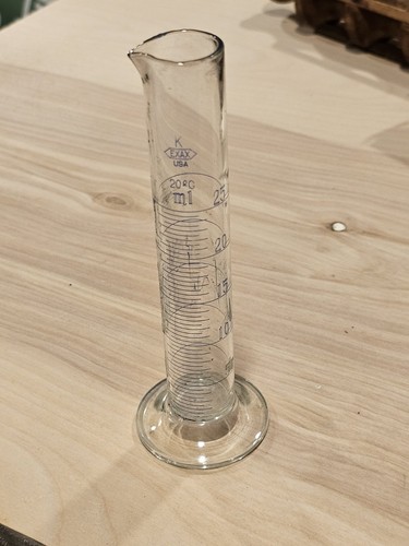 K EXAX Vintage Glass Beaker with Spout 25ml