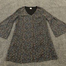 Cabi Dress Womens Medium Multicolor Knee Length Flare Sleeve Pullover