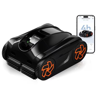 iGARDEN K40 Cordless Robotic Pool Cleaner Wall Climbing Waterline 4H Runtime