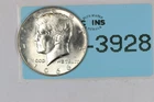 1966 BU 50C KENNEDY SILVER HALF DOLLAR TYPE COIN RAW-3928
