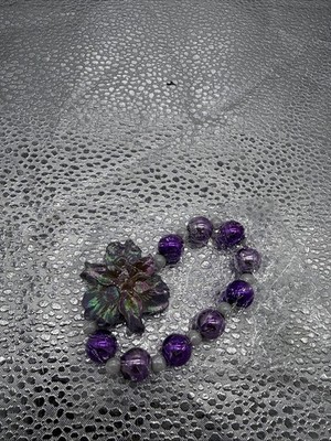 2025 Mardi Gras IRIS ( Iris Flower Medallion Bracelet )