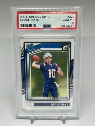 DRAKE MAYE 2024 PANINI DONRUSS OPTIC ROOKIE #229 PSA 10