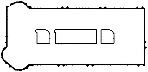 BGA RK3371 Gasket Set, cylinder head cover for FORD,MAZDA,VOLVO