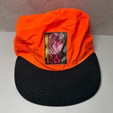 Vintage Nylon Duckbill Cycling Running Cap Hat Made In USA One Size