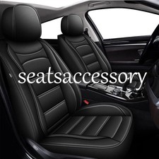 New For Honda Car Leather Seat Covers 5-seats Front Rear Full Set Protectors New For Honda Car Leather Seat Covers 5-seats Front Rear Full Set Protectors