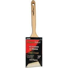 Linzer WC 2140-3 Paint Brush, Natural, Wood Handle, 3 in W, 3-1/4 in L Bristle,