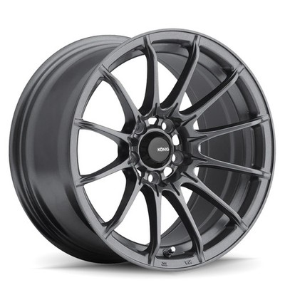 Konig Dial In Matte Grey | 15x7'' +35mm | 4x100mm Wheel