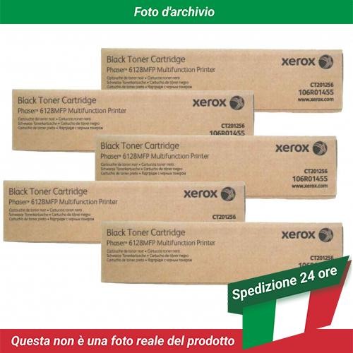 106R01455 Xerox Phaser 6128 Toner Black 5 Pack